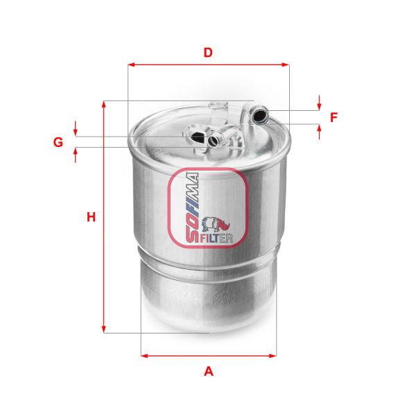 Filtru combustibil MERCEDES-BENZ A-CLASS (W169) A 180 CDI (169.007, 169.307) diesel 109 cai SOFIMA S 4107 NR