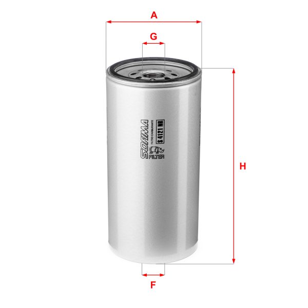 Filtru combustibil MERCEDES-BENZ ACTROS MP2 / MP3 3348 A diesel 476 cai SOFIMA S 4121 NR