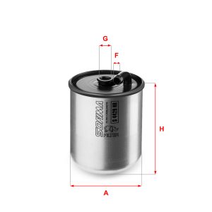 Filtru combustibil MERCEDES-BENZ M-CLASS (W163) ML 270 CDI (163.113) diesel 163 cai SOFIMA S 4429 NR