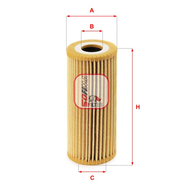 Filtru ulei MERCEDES-BENZ A-CLASS (W169) A 180 CDI (169.007, 169.307) diesel 109 cai SOFIMA S 5067 PE