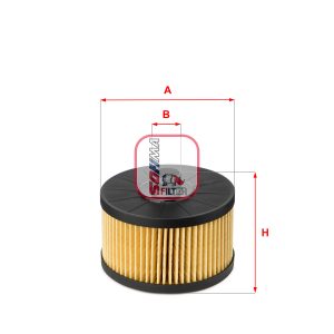 Filtru ulei MERCEDES-BENZ A-CLASS (W177) A 160 (177.082) benzina 109 cai SOFIMA S 5145 PE