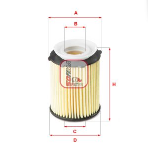 Filtru ulei MERCEDES-BENZ A-CLASS (W177) AMG A 35 4-matic (177.051) benzina 306 cai SOFIMA S 5178 PE