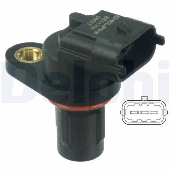 Senzor pozitie ax cu came MERCEDES-BENZ A-CLASS (W169) A 180 (169.032, 169.332) benzina 116 cai DELPHI SS11151
