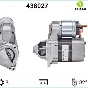 Electromotor MERCEDES-BENZ A-CLASS (W169) A 170 (169.032, 169.332) benzina 116 cai VALEO 438027