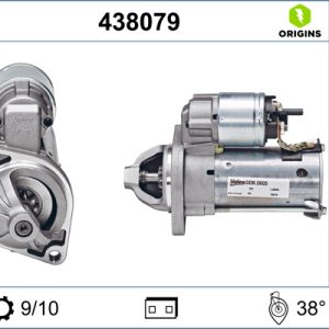 Electromotor MERCEDES-BENZ A-CLASS (W169) A 160 (169.031, 169.331) benzina 95 cai VALEO 438079