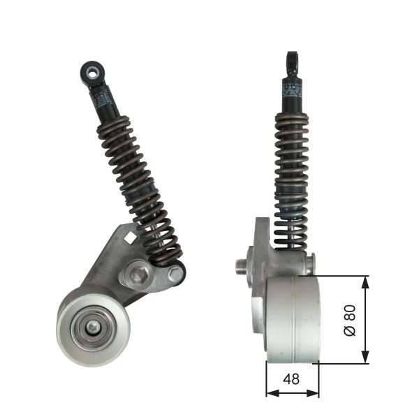 Intinzator curea transmisie MERCEDES-BENZ ACTROS MP2 / MP3 1848, L, LL diesel 476 cai GATES T38698