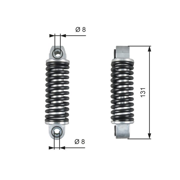 Amortizor vibratii curea transmisie cu caneluri MERCEDES-BENZ A-CLASS (W169) A 160 (169.031, 169.331) benzina 95 cai GATES T39151