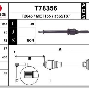 Planetara MERCEDES-BENZ A-CLASS (W169) A 180 CDI (169.007, 169.307) diesel 109 cai EAI T78356