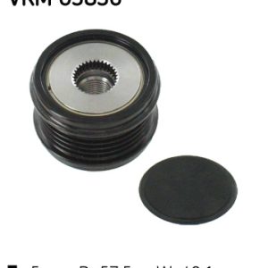Fulie alternator MERCEDES-BENZ A-CLASS (W169) A 200 CDI (169.008, 169.308) diesel 140 cai SKF VKM 03836