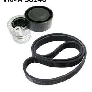 Set curea transmisie cu caneluri MERCEDES-BENZ A-CLASS (W176) A 180 CDI / d (176.012) diesel 109 cai SKF VKMA 36146