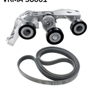 Set curea transmisie cu caneluri MERCEDES-BENZ A-CLASS (W168) A 170 CDI (168.009, 168.109) diesel 95 cai SKF VKMA 38061