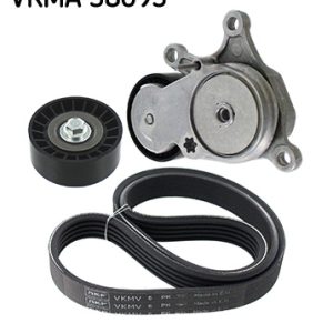 Set curea transmisie cu caneluri MERCEDES-BENZ A-CLASS (W177) AMG A 35 4-matic (177.051) benzina 306 cai SKF VKMA 38093