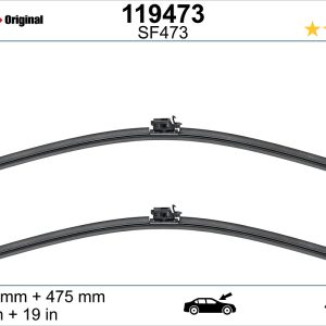 Lamela stergator MERCEDES-BENZ A-CLASS limuzina (V177) A 220 4-matic (177.145) benzina 190 cai SWF 119473