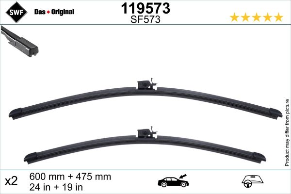 Lamela stergator MERCEDES-BENZ A-CLASS (W177) A 180 Mild-Hybrid (177.084) benzina/elector 136 cai SWF 119573