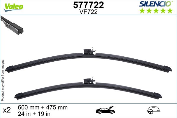Lamela stergator MERCEDES-BENZ A-CLASS (W177) A 220 Mild-Hybrid 4-matic (177.045) benzina/elector 190 cai VALEO 577722