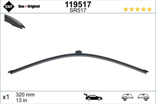 Lamela stergator MERCEDES-BENZ A-CLASS (W177) A 220 4-matic (177.045) benzina 190 cai SWF 119517