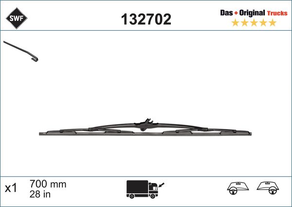Lamela stergator MERCEDES-BENZ ACTROS 3353 S diesel 530 cai SWF 132702