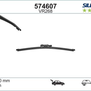 Lamela stergator MERCEDES-BENZ A-CLASS (W176) A 200 CDI (176.001) diesel 136 cai VALEO 574607