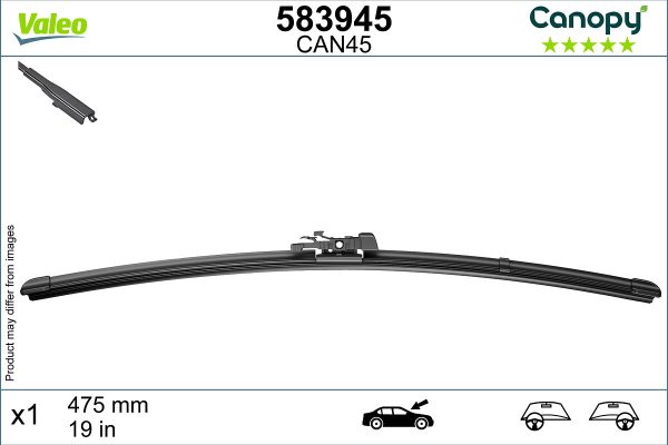 Lamela stergator MERCEDES-BENZ A-CLASS (W176) A 180 CDI (176.007) diesel 109 cai VALEO 583945