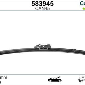 Lamela stergator MERCEDES-BENZ A-CLASS (W176) A 200 CDI (176.001) diesel 136 cai VALEO 583945