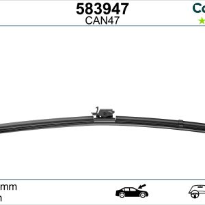 Lamela stergator MERCEDES-BENZ A-CLASS limuzina (V177) A 180 Mild-Hybrid (177.184) benzina/elector 136 cai VALEO 583947