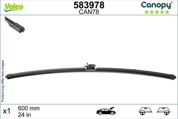 Lamela stergator MERCEDES-BENZ A-CLASS (W177) A 220 4-matic (177.045) benzina 190 cai VALEO 583978