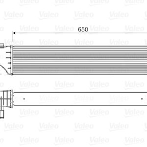 Intercooler compresor VALEO 818552