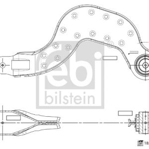Brat suspensie roata FEBI BILSTEIN 185909 – imagine produs