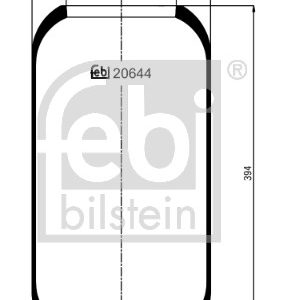 Burduf suspensie pneumatica FEBI BILSTEIN 20644 – imagine produs