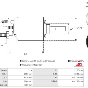 Alternator AS-PL A0600(SEG) – imagine produs