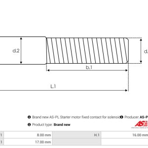 Alternator AS-PL A0824(SEG) Alternator AS-PL A0824(SEG) – imagine produs