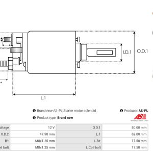 Alternator AS-PL A0882(SEG) – imagine produs