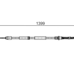 Cablu frana de parcare BOSCH 1 987 482 539 – imagine produs