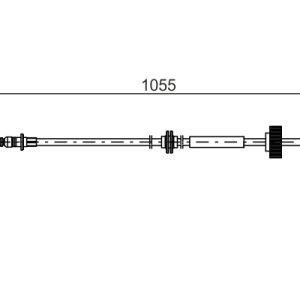 Cablu frana de parcare BOSCH 1 987 482 791 – imagine produs