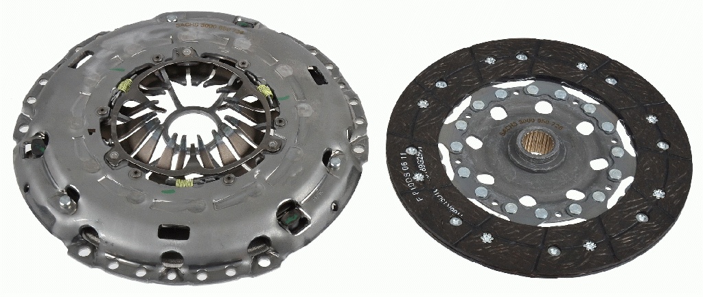 Kit ambreiaj MITSUBISHI OUTLANDER III (GG_W, GF_W, ZJ, ZL, ZK) 2.2 DI-D 4WD (GF6W) diesel 150 cai SACHS 3000 950 726