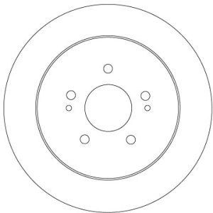 Disc frana MITSUBISHI GRANDIS (NA_W) 2.4 MIVEC (NA4W) benzina 177 cai TRW DF6909