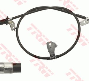 Cablu frana de parcare MITSUBISHI COLT VI (Z3_A, Z2_A) 1.1 LPG Benzina/Autogaz (GPL) 75 cai TRW GCH649