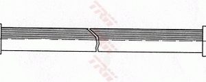 Furtun frana MITSUBISHI CARISMA limuzina (DA_) 1.9 DI-D (DA5A) diesel 102 cai TRW PHA427