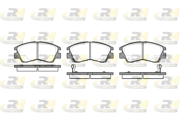 Placute frana MITSUBISHI L 300 III bus (P0_W, P1_W, P2_W, P3_W) 2.0 (P03W, P13W) benzina 87 cai ROADHOUSE 2275.02