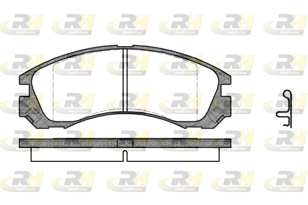 Placute frana MITSUBISHI OUTLANDER I (CU_W) 2.4 4WD (CU5W) benzina 160 cai ROADHOUSE 2354.22