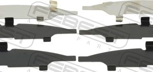 Folie antizgomot placute de frana (suport) MITSUBISHI L200 / TRITON platou / sasiu (KA_T, KB_T) 2.5 DI-D 4WD (KB4T) diesel 178 cai FEBEST 0403-KS3WF