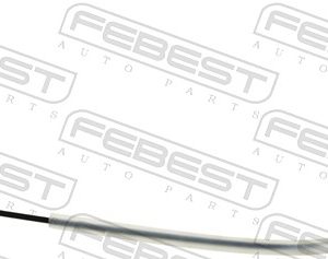 Cablu clapeta reglare incalzire MITSUBISHI OUTLANDER I (CU_W) 2.4 4WD (CU5W) benzina 160 cai FEBEST 04105-CUT