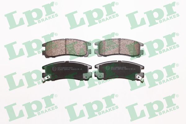Placute frana MITSUBISHI ECLIPSE II (D3_A) 2000 GS 16V (D32A) benzina 146 cai LPR 05P043