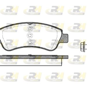 Placute frana MITSUBISHI ASX (GA_W_) 1.6 MIVEC (GA1W) benzina 117 cai ROADHOUSE 2840.20