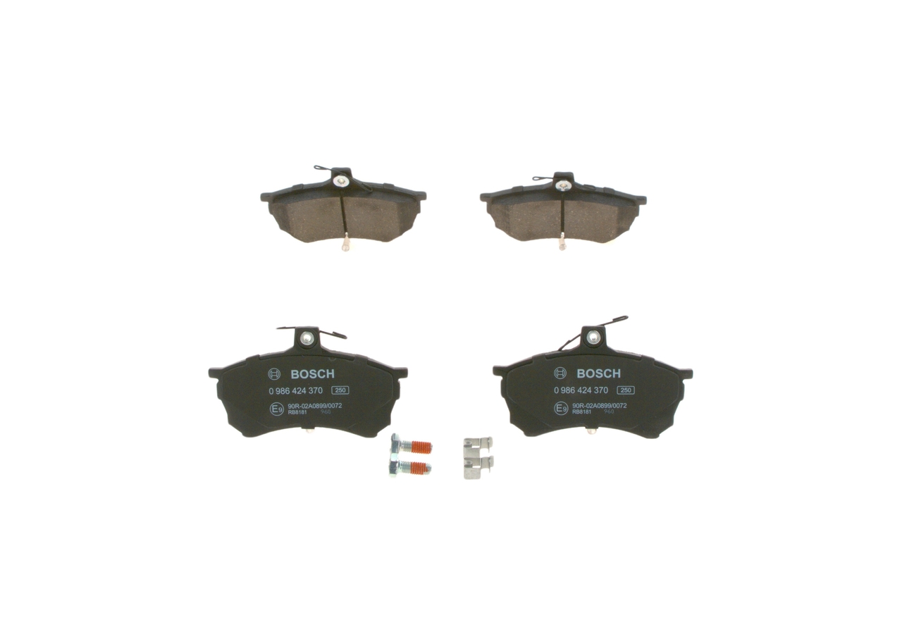 Placute frana MITSUBISHI CARISMA (DA_) 1.6 (DA1A) benzina 90 cai BOSCH 0 986 424 370