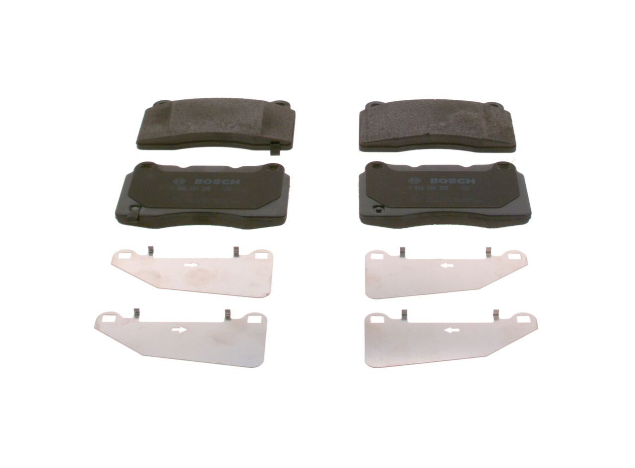 Placute frana MITSUBISHI LANCER VI (CJ_, CP_) EVO V (CP9A) benzina 280 cai BOSCH 0 986 494 395