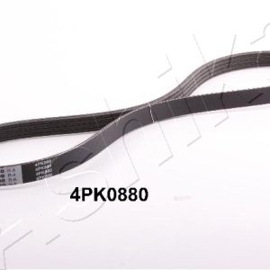 Curea transmisie cu caneluri MITSUBISHI LANCER IV hatchback (C6_A, C7_A) 1.3 12V (C61A) benzina 75 cai ASHIKA 112-4PK880