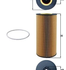 Filtru ulei MITSUBISHI Fuso FV54ST AIR diesel 401 cai MAHLE ORIGINAL OX 348D