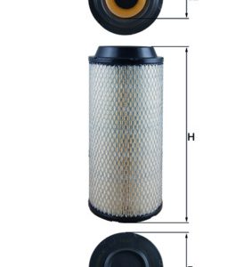 Filtru aer MITSUBISHI L200 (K7_T, K6_T, K5_T) 2.5 DI-D 4x4 (K74T) diesel 121 cai MAHLE ORIGINAL LX 1687