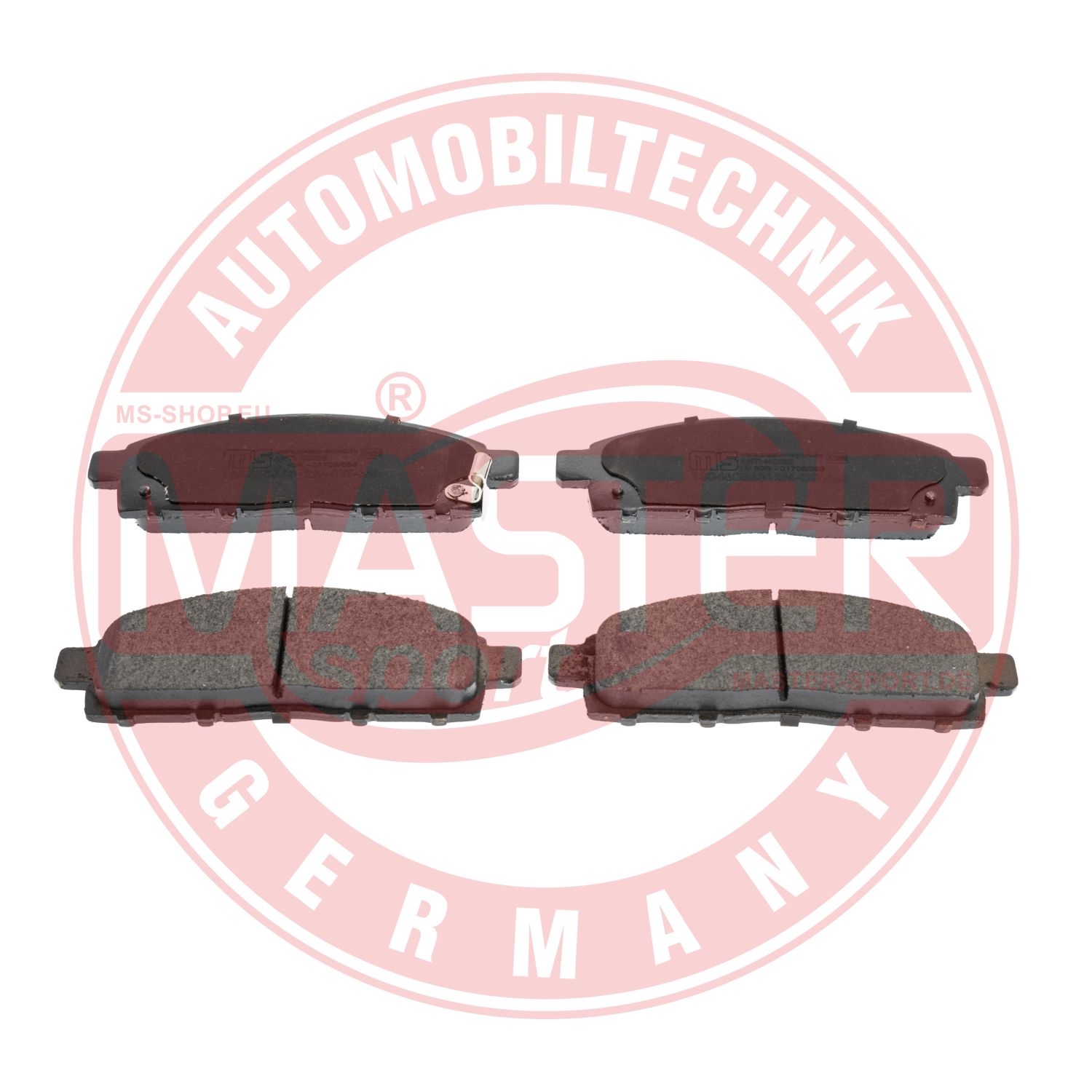 Placute frana MITSUBISHI L200 / TRITON (KA_T, KB_T) 2.5 DI-D (KA4T) diesel 178 cai MASTERSPORT GERMANY 13046056312N-SET-MS